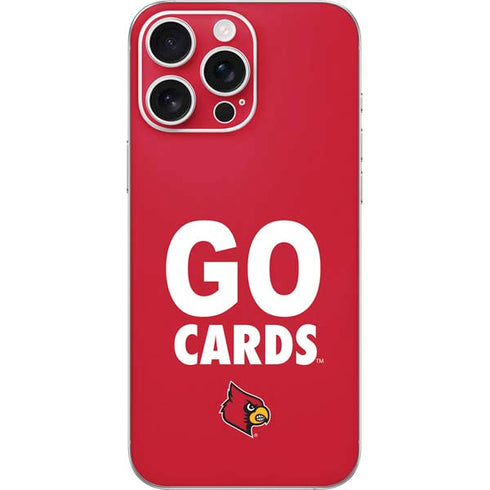 University of Louisville Go Cards iPhone 16 Pro Max Skin