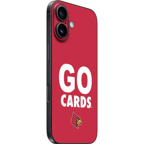 University of Louisville Go Cards iPhone 16 Skin