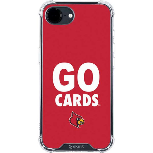 University of Louisville Go Cards iPhone 16e Clear Case