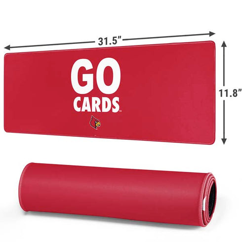 University of Louisville Go Cards Gaming Mouse Pad