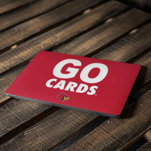 University of Louisville Go Cards Apple MacBook Air Skin