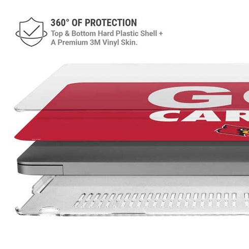 University of Louisville Go Cards MacBook Pro 14in (2021-24) Case plus Skin