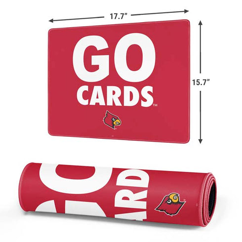 University of Louisville Go Cards Gaming Mouse Pad