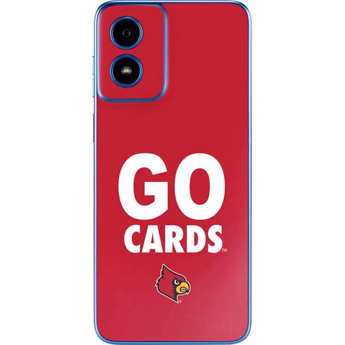 University of Louisville Go Cards Moto G Play 4G (2024) Skin