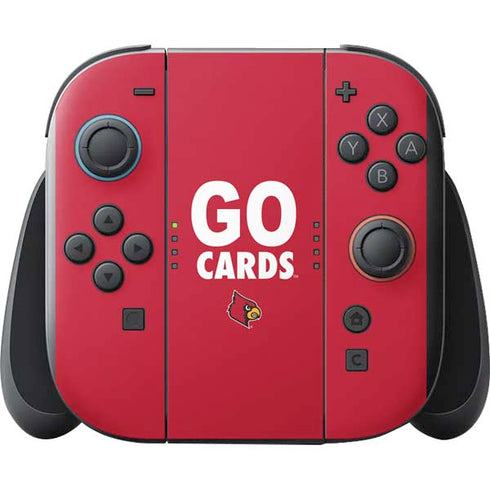 University of Louisville Go Cards Nintendo Switch 2 (2025) with Joy-Con Skin
