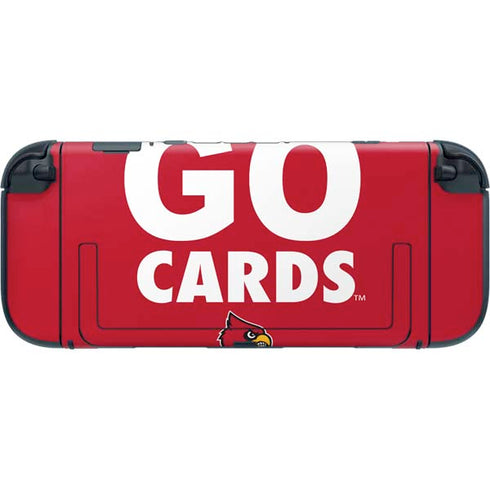 University of Louisville Go Cards Nintendo Switch 2 (2025) with Joy-Con Skin