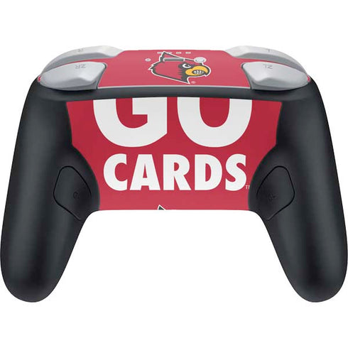 University of Louisville Go Cards Nintendo Switch 2 (2025) Pro Controller Skin
