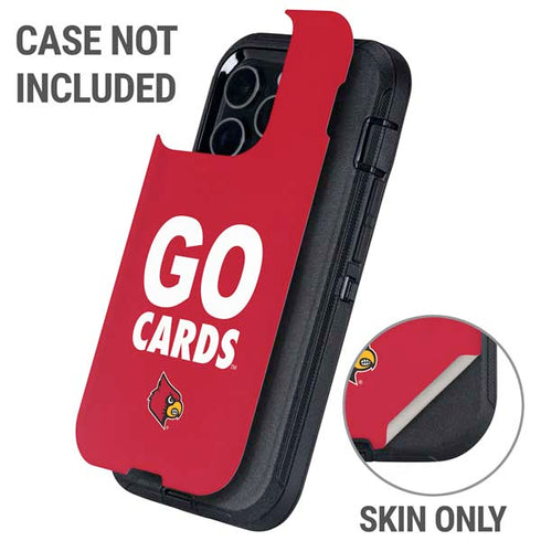 University of Louisville Go Cards Otterbox Defender iPhone Skin