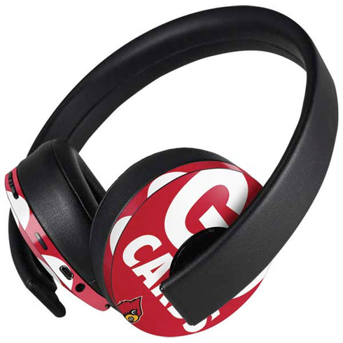 University of Louisville Go Cards PlayStation 4 Gold Wireless Headset Skin