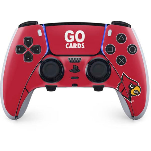 University of Louisville Go Cards PS5 DualSense Edge Pro Controller Skin