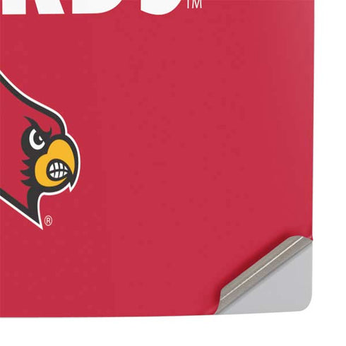 University of Louisville Go Cards PS5 Slim Digital Edition Console Skin