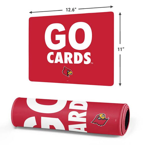 University of Louisville Go Cards Gaming Mouse Pad