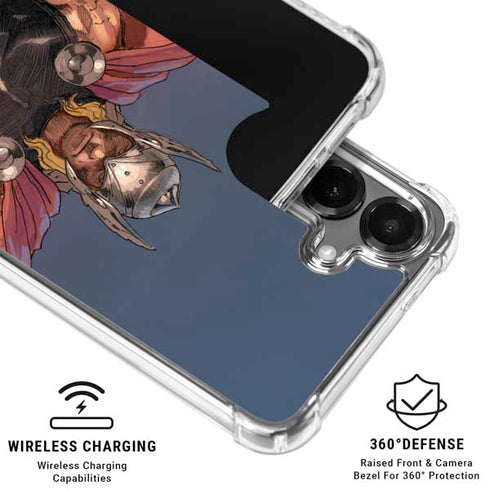 Marvel Thor God of Asgard Galaxy S26 Clear Case