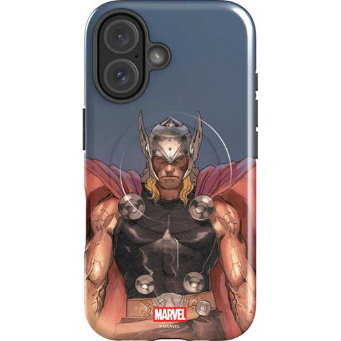 Marvel Thor God of Asgard iPhone 16 Magsafe Impact Case