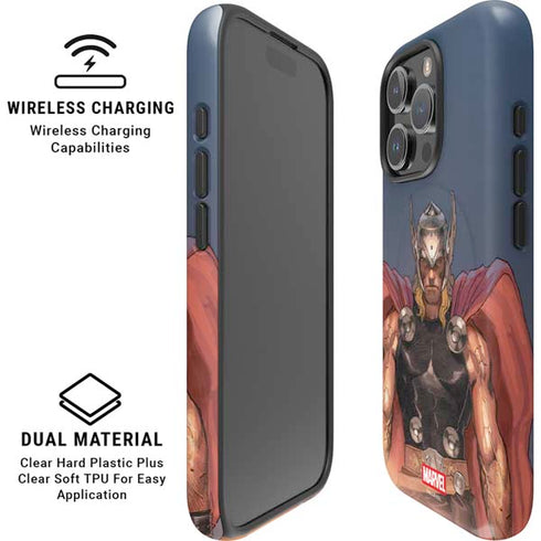 Marvel Thor God of Asgard iPhone 16 Pro Magsafe Impact Case