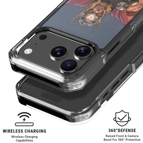 Marvel Thor God of Asgard iPhone 18 Pro Clear Case