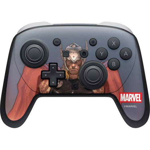 Marvel Thor God of Asgard Nintendo Switch 2 (2025) Pro Controller Skin