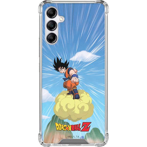 Dragon Ball Z Goku and Nimbus Galaxy A14 5G Clear Case
