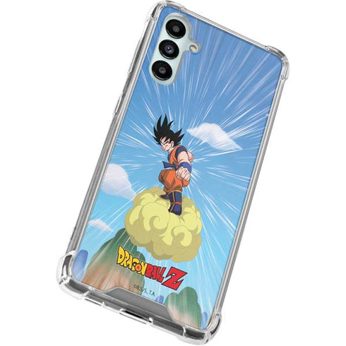 Dragon Ball Z Goku and Nimbus Galaxy A14 5G Clear Case