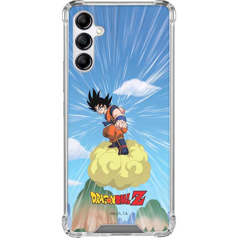 Dragon Ball Z Goku and Nimbus Galaxy A15 5G Clear Case