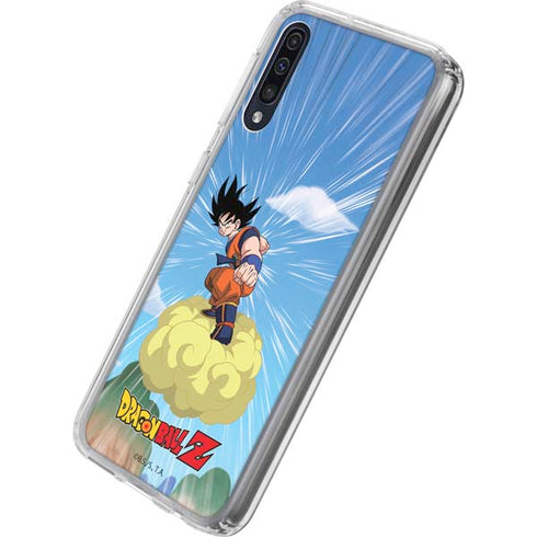 Dragon Ball Z Goku and Nimbus Galaxy A50 Clear Case