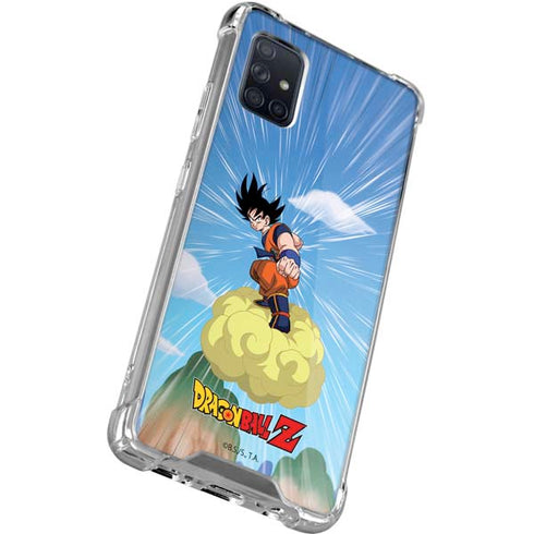 Dragon Ball Z Goku and Nimbus Galaxy A51 5G Clear Case