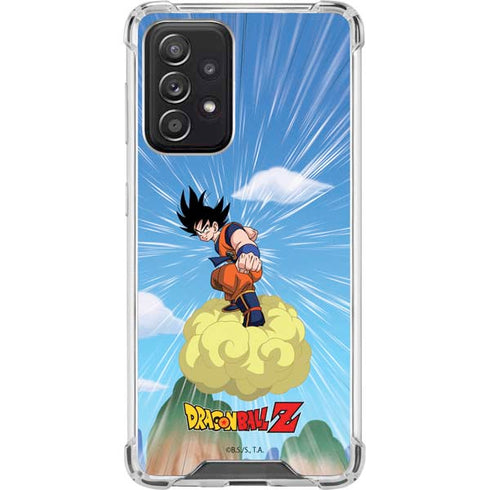 Dragon Ball Z Goku and Nimbus Galaxy A52 5G Clear Case