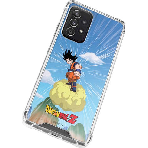 Dragon Ball Z Goku and Nimbus Galaxy A52 5G Clear Case