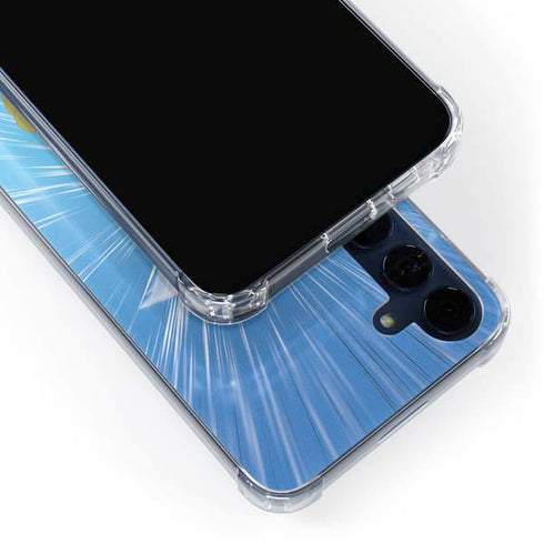 Dragon Ball Z Goku and Nimbus Galaxy A55 5G Clear Case