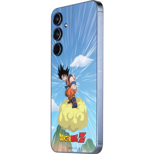 Dragon Ball Z Goku and Nimbus Galaxy A55 5G Skin