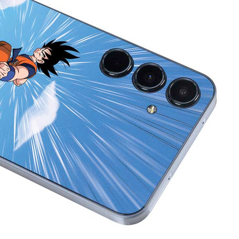 Dragon Ball Z Goku and Nimbus Galaxy A55 5G Skin