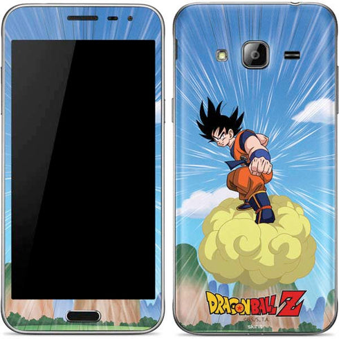 Dragon Ball Z Goku and Nimbus Galaxy J3 Skin