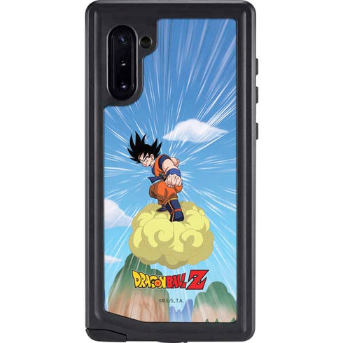 Dragon Ball Z Goku and Nimbus Galaxy Note 10 Waterproof Case