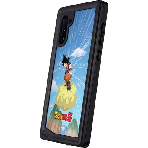 Dragon Ball Z Goku and Nimbus Galaxy Note 10 Waterproof Case