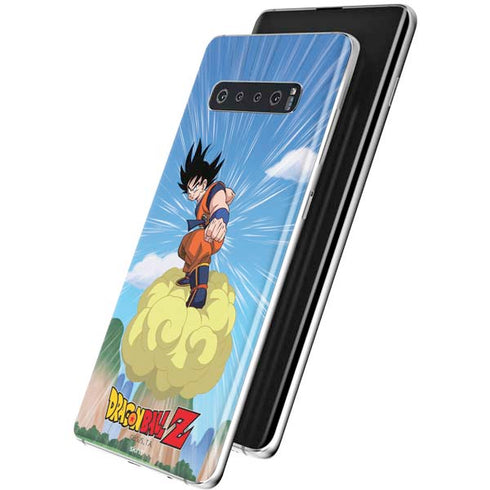 Dragon Ball Z Goku and Nimbus Galaxy S10 Plus Skin