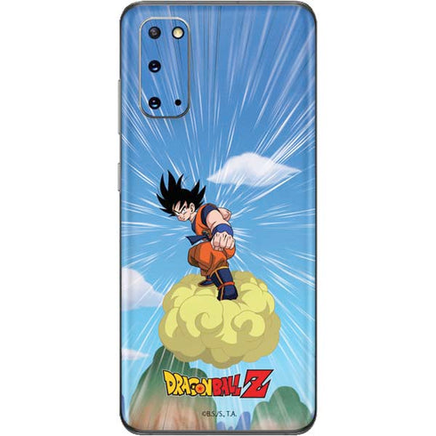Dragon Ball Z Goku and Nimbus Galaxy S20 Skin