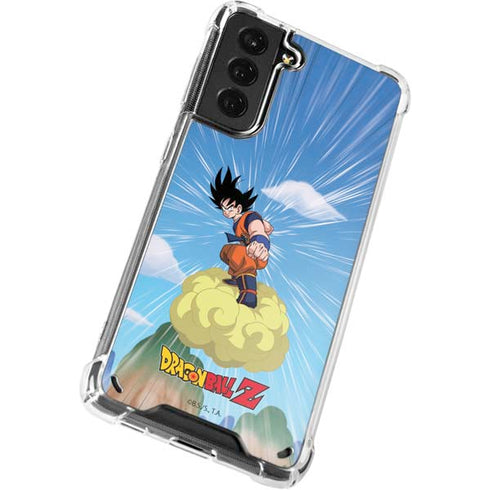 Dragon Ball Z Goku and Nimbus Galaxy S21 Plus 5G Clear Case