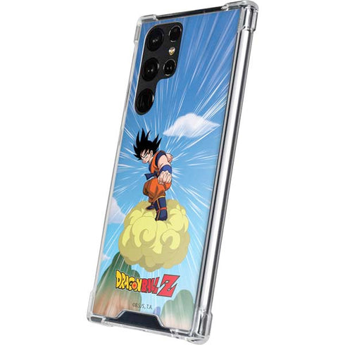 Dragon Ball Z Goku and Nimbus Galaxy S23 Ultra Clear Case