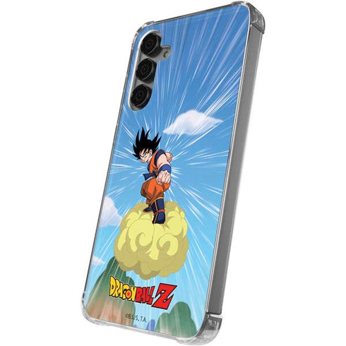 Dragon Ball Z Goku and Nimbus Galaxy S24 Plus Clear Case