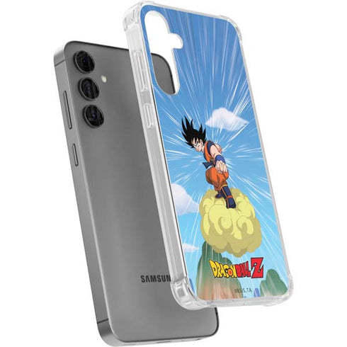 Dragon Ball Z Goku and Nimbus Galaxy S24 Plus Clear Case
