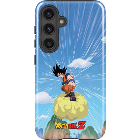 Dragon Ball Z Goku and Nimbus Galaxy S25 Plus Impact Case