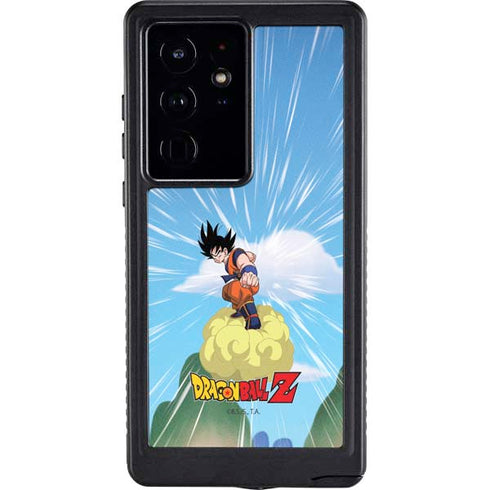 Dragon Ball Z Goku and Nimbus Galaxy S24 Ultra Waterproof Case
