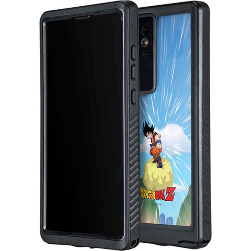 Dragon Ball Z Goku and Nimbus Galaxy S24 Ultra Waterproof Case