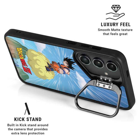 Dragon Ball Z Goku and Nimbus Galaxy S26 Kickstand Case