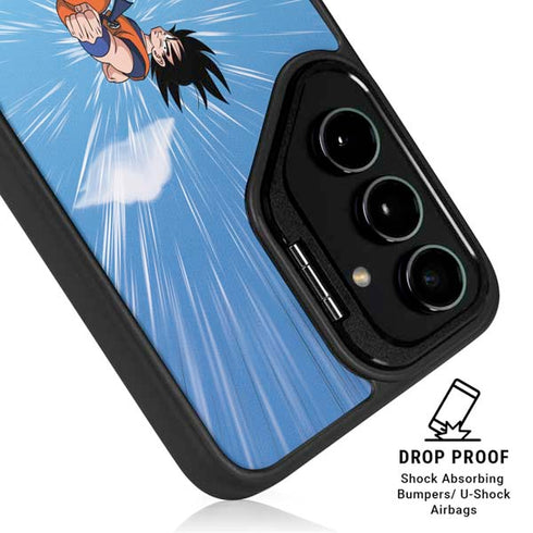 Dragon Ball Z Goku and Nimbus Galaxy S26 Plus Kickstand Case
