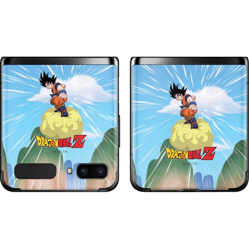 Dragon Ball Z Goku and Nimbus Galaxy Z Flip Skin