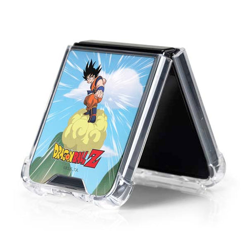Dragon Ball Z Goku and Nimbus Galaxy Z Flip5 5G Clear Case
