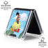 Dragon Ball Z Goku and Nimbus Galaxy Z Flip6 Clear Case
