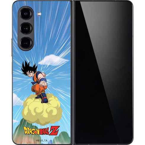 Dragon Ball Z Goku and Nimbus Galaxy Z Fold5 5G Skin