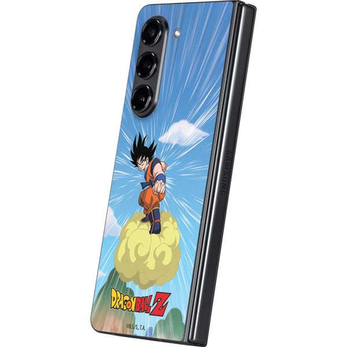Dragon Ball Z Goku and Nimbus Galaxy Z Fold5 5G Skin
